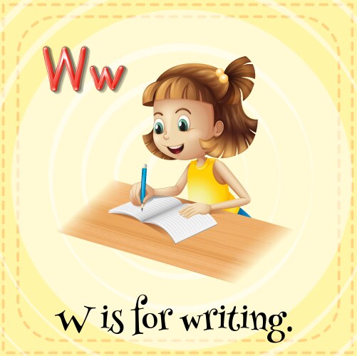 Letter W Words and Pictures Vector Images (over 140)