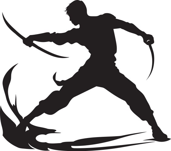 Struggle intensity two men in black icon Vector Image