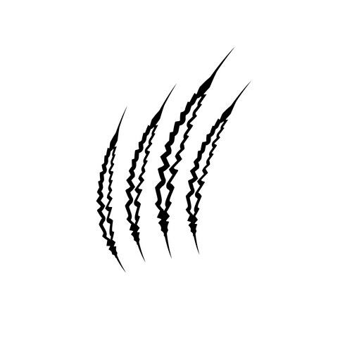 Claws marks Vector Image