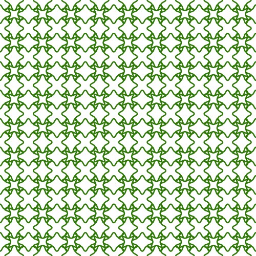 Seamless guilloche background green vector image