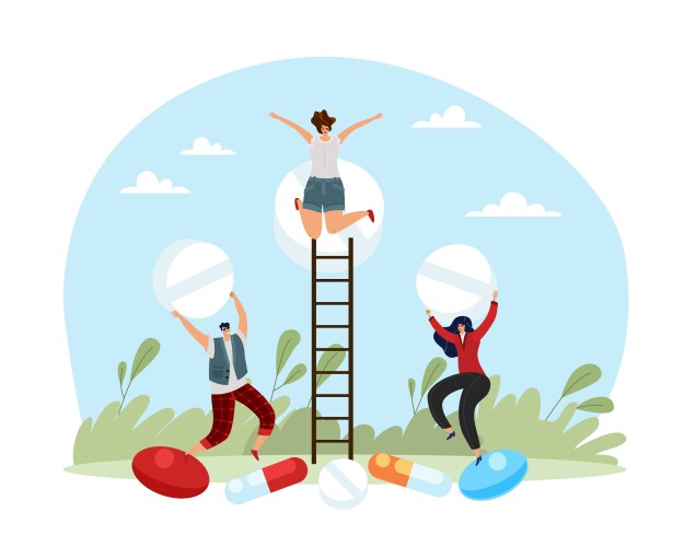 medication-for-depression-royalty-free-vector-image