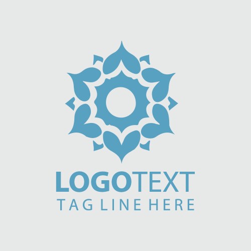 Flower logo Royalty Free Vector Image - VectorStock
