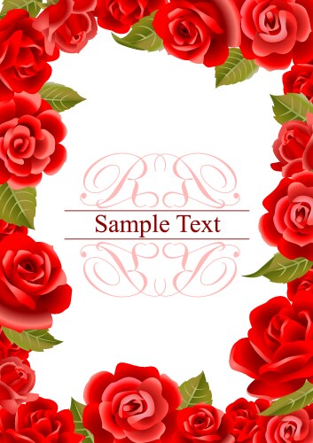 Red Floral Frame Vector Images (over 48,000)