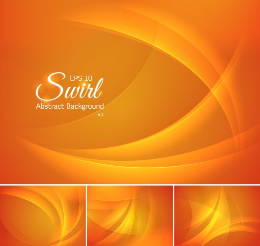 Gold brown abstract background with waves Vector Image