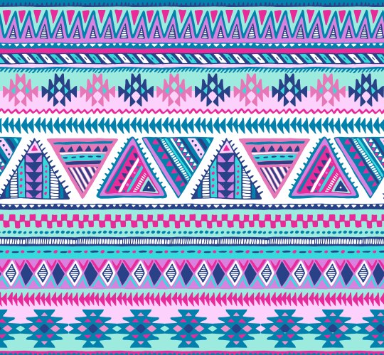 Tribal ethnic background seamless pattern Vector Image
