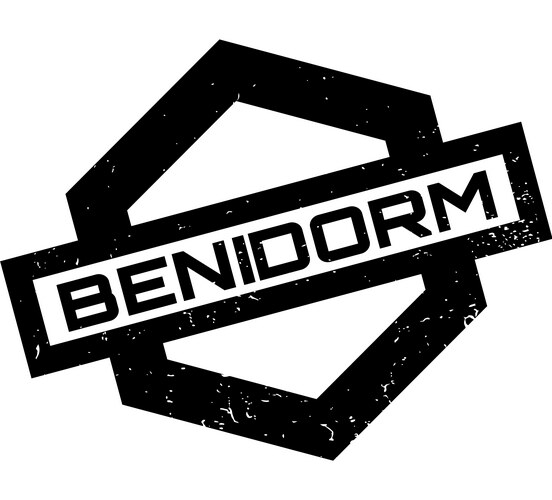 Benidorm sticker stamp – Royalty-Free Vector | VectorStock