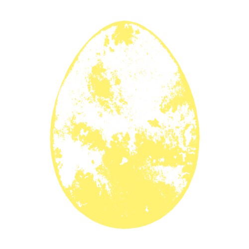 grunge color egg vector image