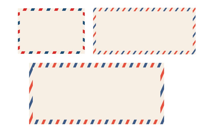 airmail-stripes-vector-images-over-180 for Free Printable Airmail Envelope Template Airmail Stripes Vector Images (over 180) for Free Printable Airmail Envelope Template