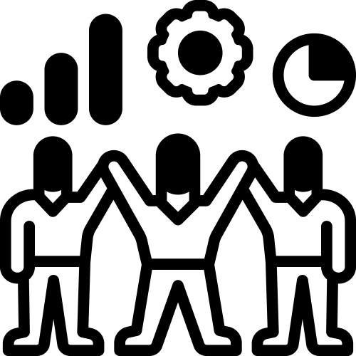 teamwork vector image