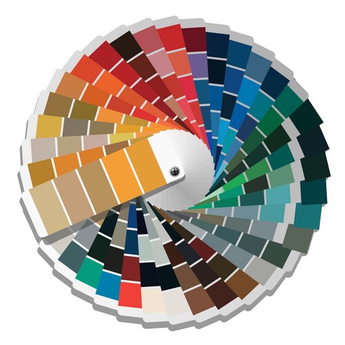 Cold color palette swatches design – Royalty-Free Vector | VectorStock