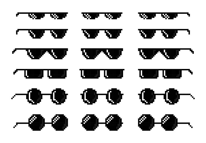 Meme Sunglasses Vector Images (over 420)