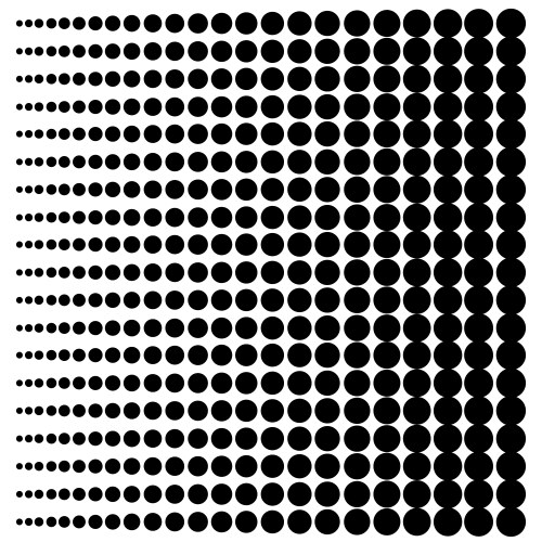 Halftone pattern dot gradient background Vector Image