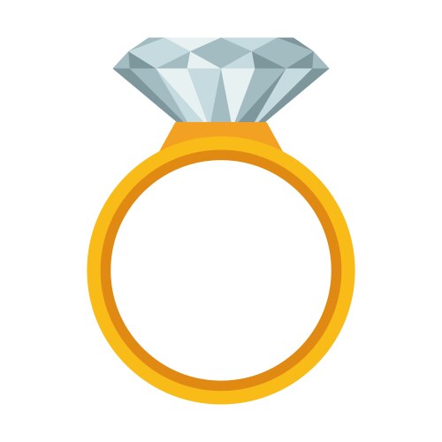 Frame gold ring Royalty Free Vector Image - VectorStock