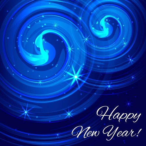 Sparkling New Year Abstract Background vector image