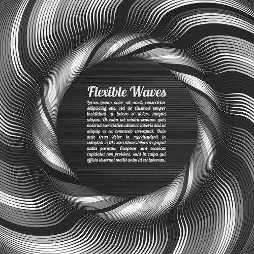 Abstract background waved lines Royalty Free Vector Image