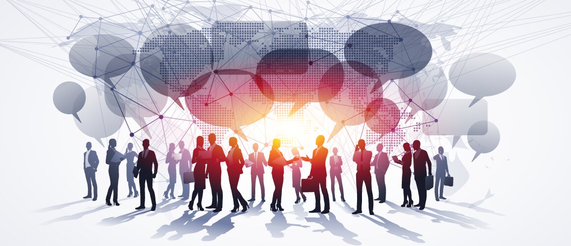 Business people teamwork Royalty Free Vector Image