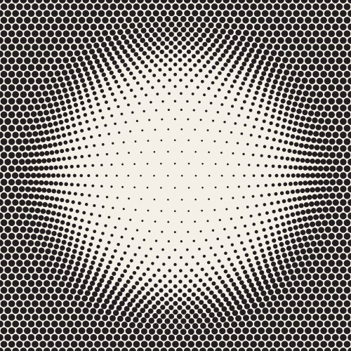 Halftone seamless pattern with diamond shapes Vector Image