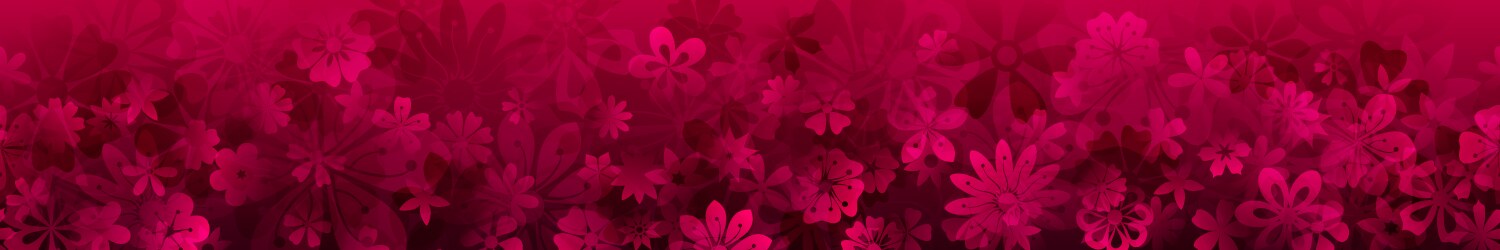 Banner flowers vector image