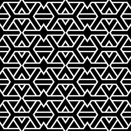 Hexagonal Pattern Set – Royalty-Free Vector | VectorStock