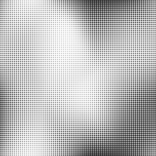Radial dotted halftone background Royalty Free Vector Image