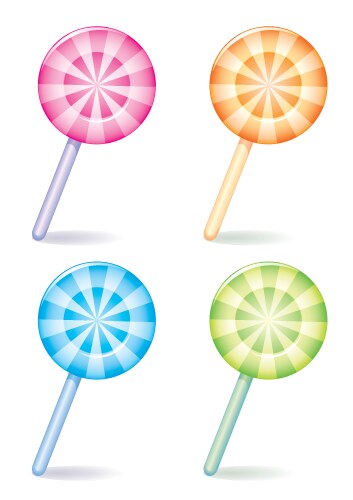 Lollipops Royalty Free Vector Image - VectorStock
