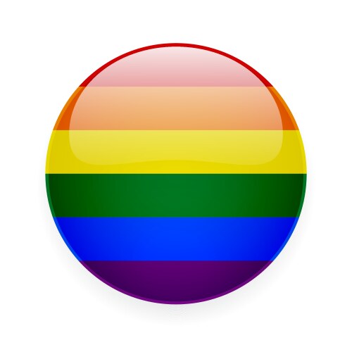 Circle rainbow icon with new progress pride flag Vector Image