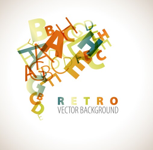 Retro splatter music background Royalty Free Vector Image