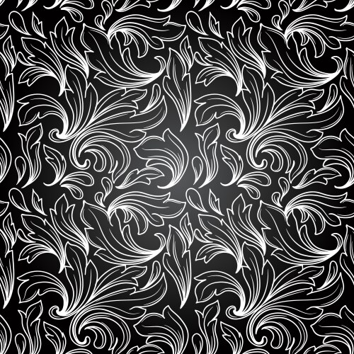 Vintage baroque seamless pattern Royalty Free Vector Image