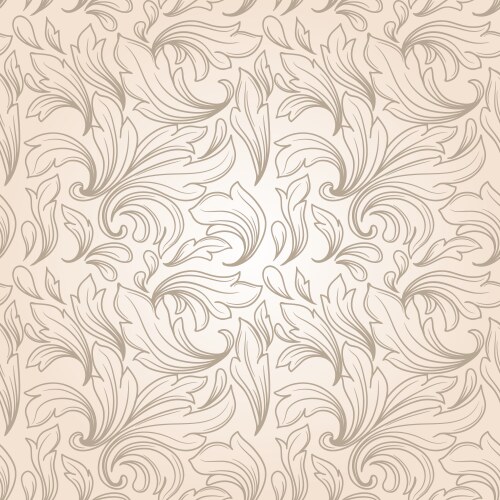 Vintage baroque seamless pattern Royalty Free Vector Image