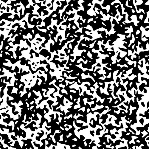Abstract seamless isolated pattern black sponge Vector Image
