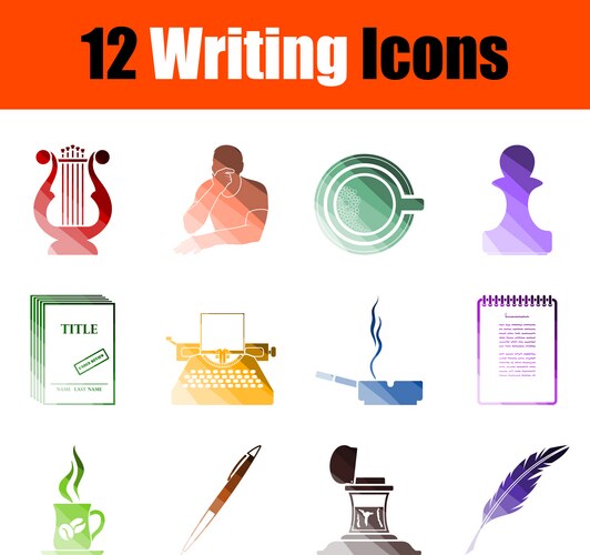 Writing review concept Royalty Free Vector Image