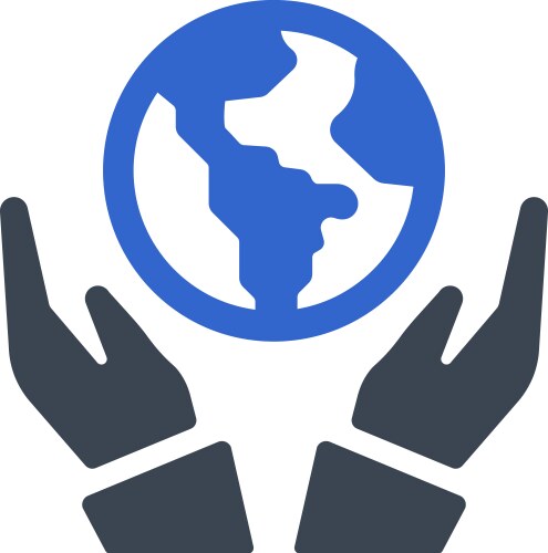 Earth climate change icon Royalty Free Vector Image