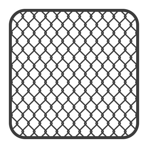 metal fence wire mesh vector image