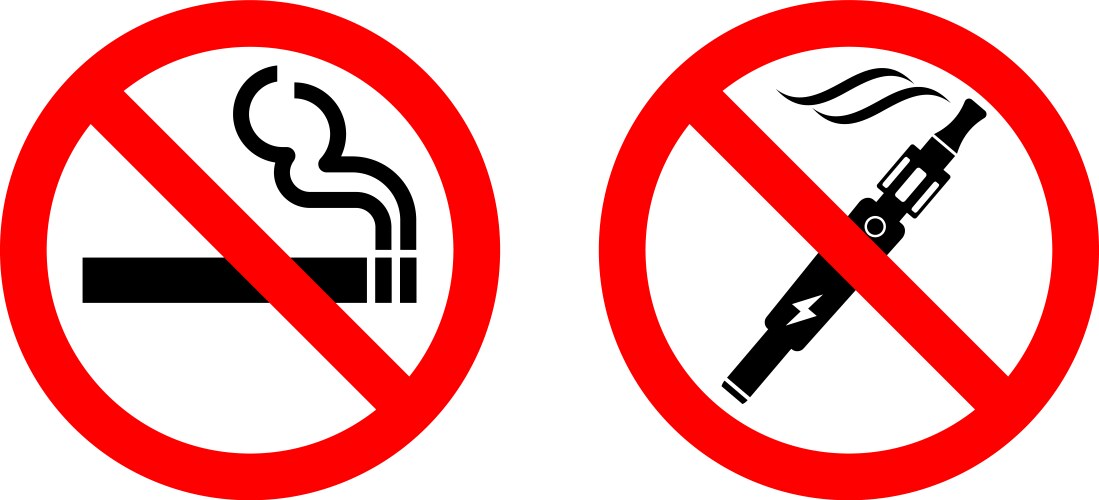 no smoke vape This No Smoking, No Vaping Sign is a must have for clean air zone main image 0