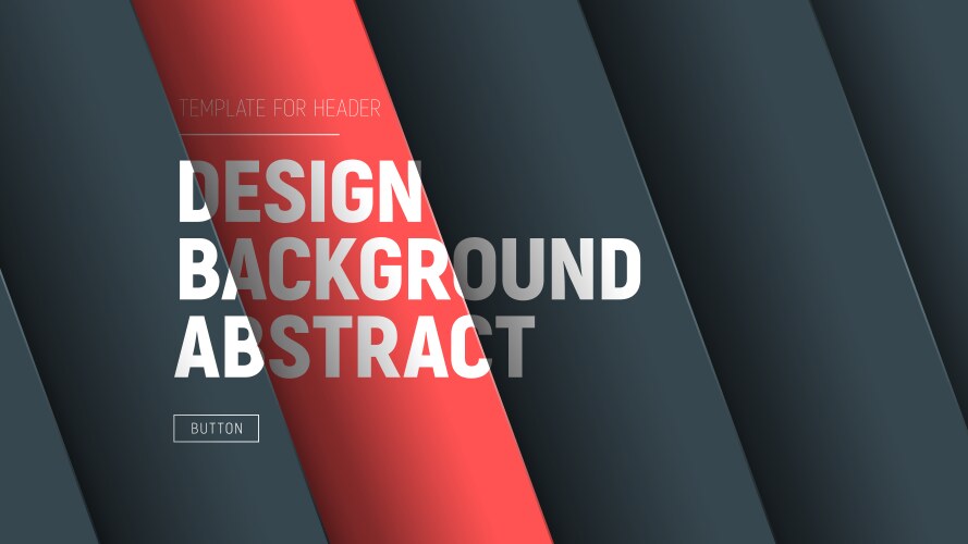 Web site header template with floating sheets vector image