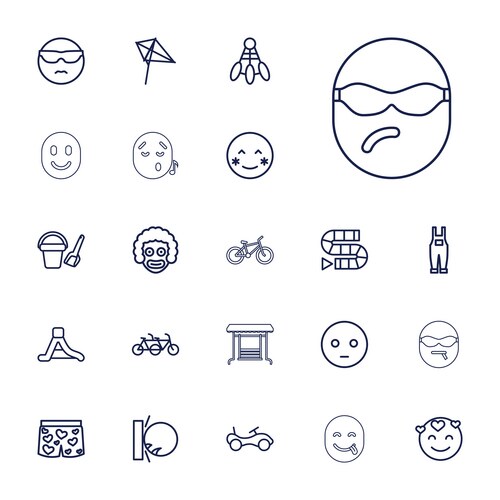 49 fun icons (36952464) – Free Vector | VectorStock