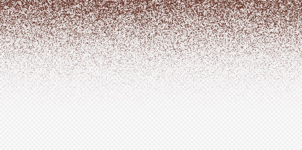 Flying coffee or chocolate powder dust particles Vector Image