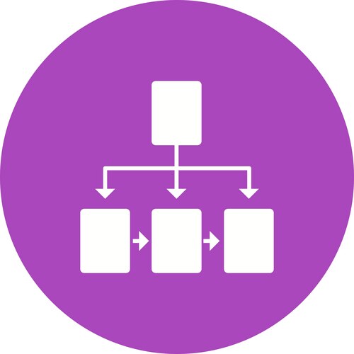 Process Flow Diagram – Royalty-Free Vector | VectorStock