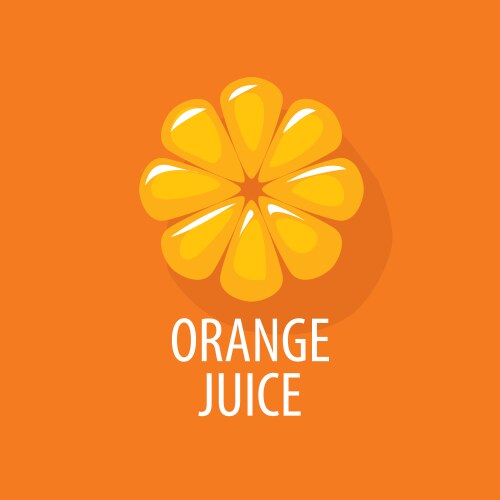 logo of fresh juice vector