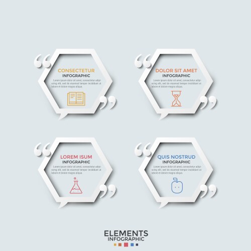 Modern infographic design template Royalty Free Vector Image