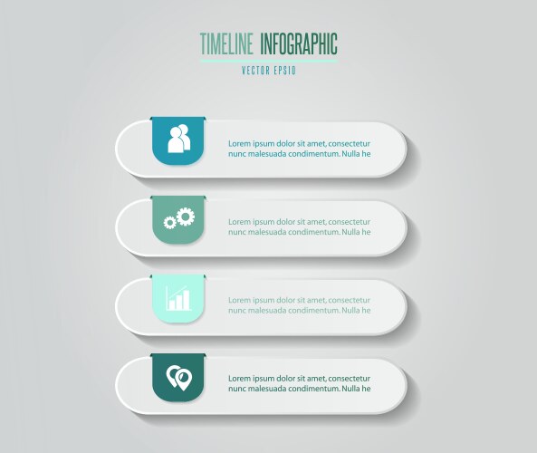 business economy infographic elements vector image