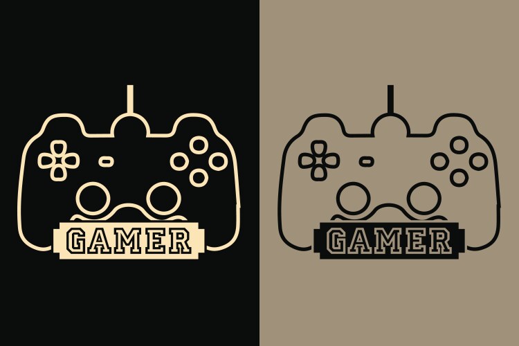 Gamer Royalty Free Vector Image Vectorstock