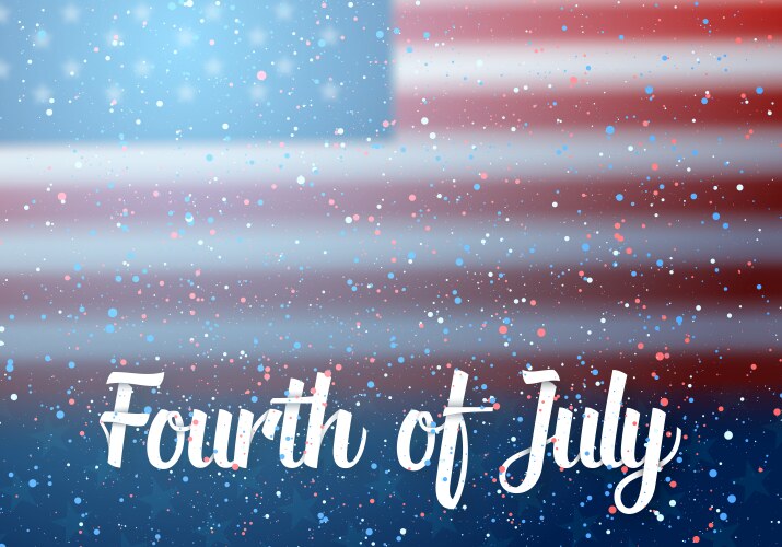Independence day poster template Royalty Free Vector Image