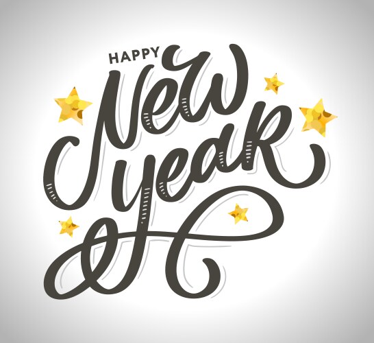 happy new year 2021 beautiful greeting card vector image