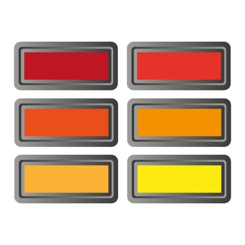 Rectangular multicolored buttons stock image vector image