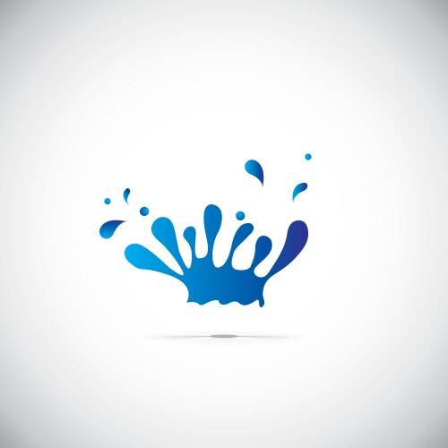 Design elements water icon Vector Image