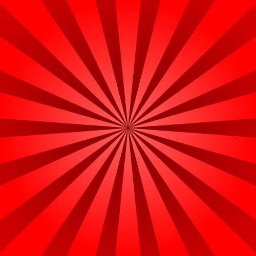 Bright red rays background Royalty Free Vector Image