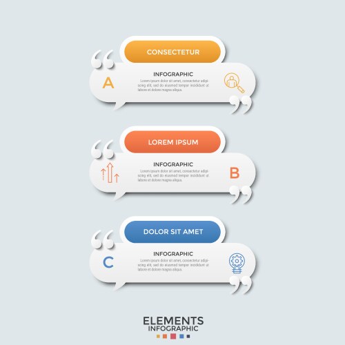 Modern infographic template vector image