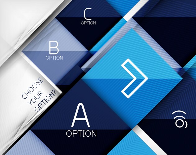 Infographic abstract background Vector Image