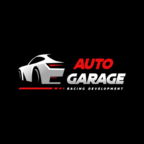 Automotive Garage Logo Vector Image